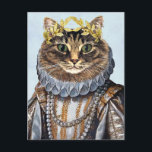 Carte Postale Reine du chat 2<br><div class="desc">Animaux</div>