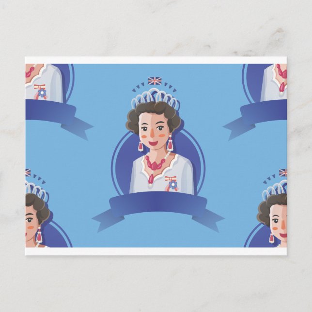 Carte Postale reine elizabeth 2 (Devant)