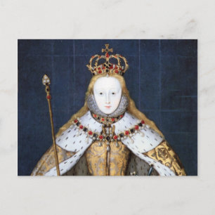 Carte Postale Reine Elizabeth I : Couronnement