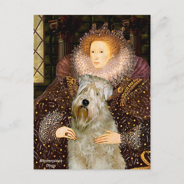 Carte Postale Reine Elizabeth I - Wheaten Terrier (Devant)