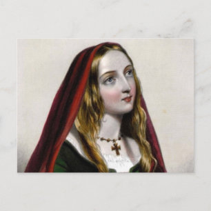 Carte Postale Reine Elizabeth Woodville