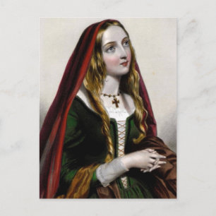 Carte Postale Reine Elizabeth Woodville