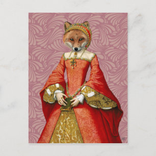 Carte Postale Reine Fox