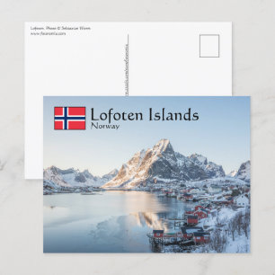 Carte Postale Reine Lofoten Norvège