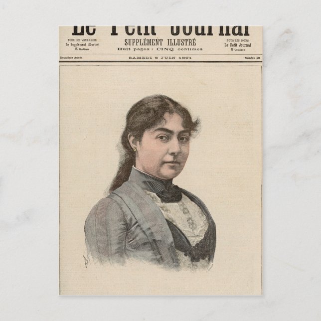 Carte Postale Reine Natalija de Serbie (Devant)