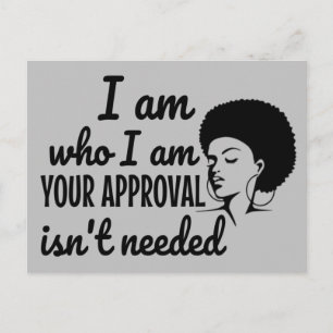 Carte Postale Reine noire afro-américaine