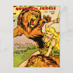 Carte Postale Reine Sheena de la Jungle