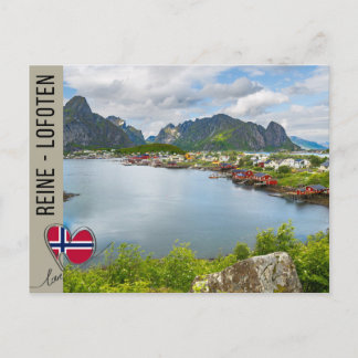 Carte Postale Reine sur les Lofoten