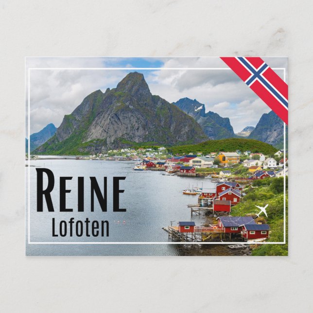 Carte Postale Reine sur les Lofoten (Devant)