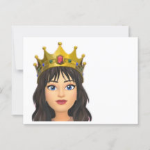 Carte postale Reine vierge