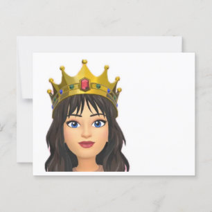 Carte postale Reine vierge