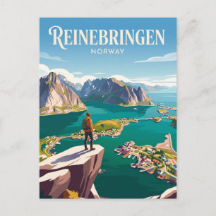 Carte Postale Reinebringen Norvège