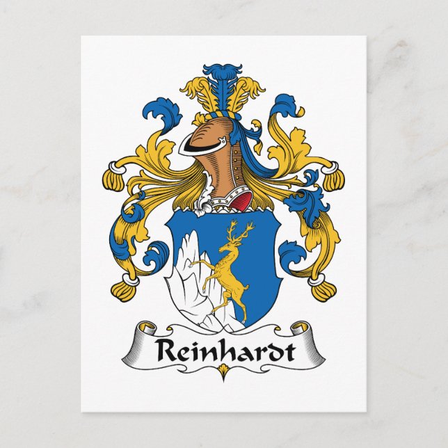 Carte Postale Reinhardt Family Crest (Devant)