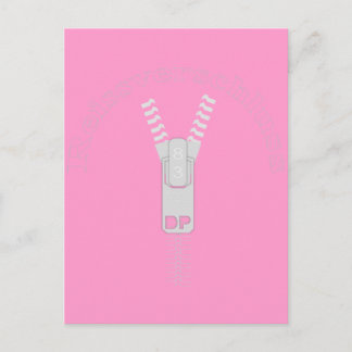 Carte Postale Reissverschluss