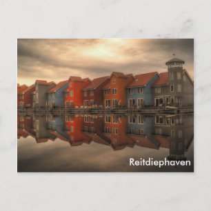 Carte Postale Reitdiephaven, Groningen, Pays-Bas