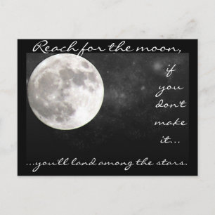 Carte Postale Rejoignez la lune.....