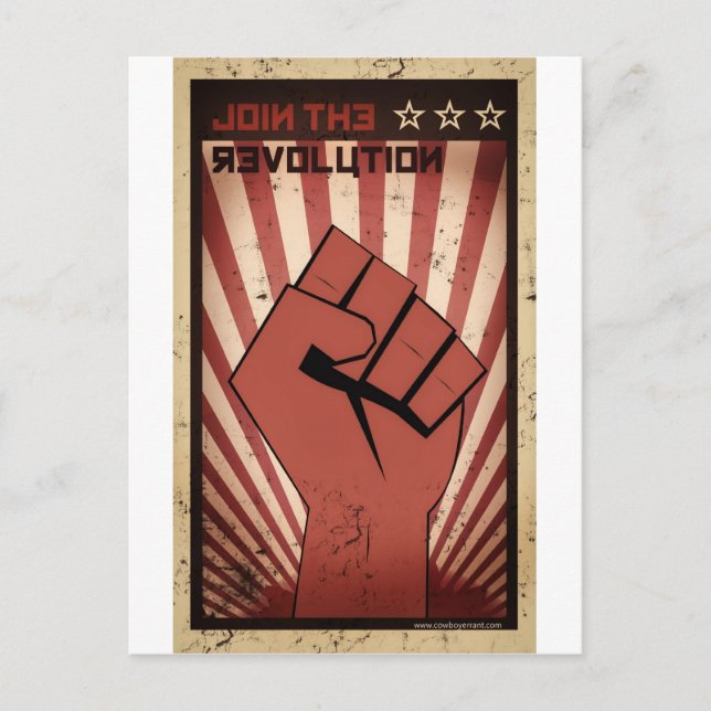 Carte Postale Rejoignez la révolution (Devant)