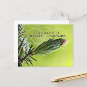 Carte Postale "Relations significatives" Motivation Affirmation
