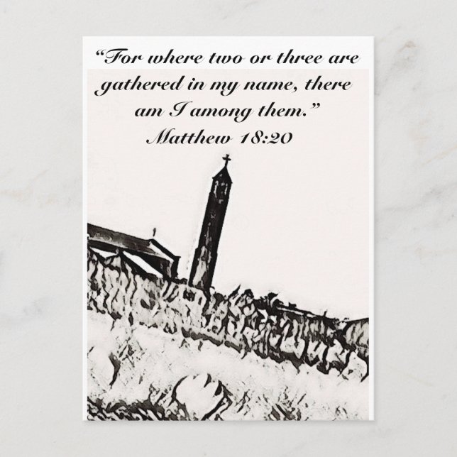 Carte postale religieuse (Devant)