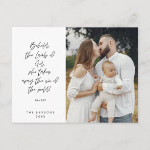 Carte Postale Religieux, Joyeux Noël, Photo de la famille chréti