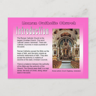 Carte Postale Religion, Église catholique romaine, Introduction
