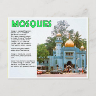 Carte Postale Religion, Islam, Mosquées