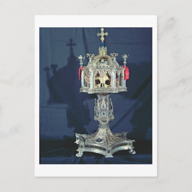Carte Postale Reliquaire de St. Barbara, 14e-15e siècle (silve (Devant)