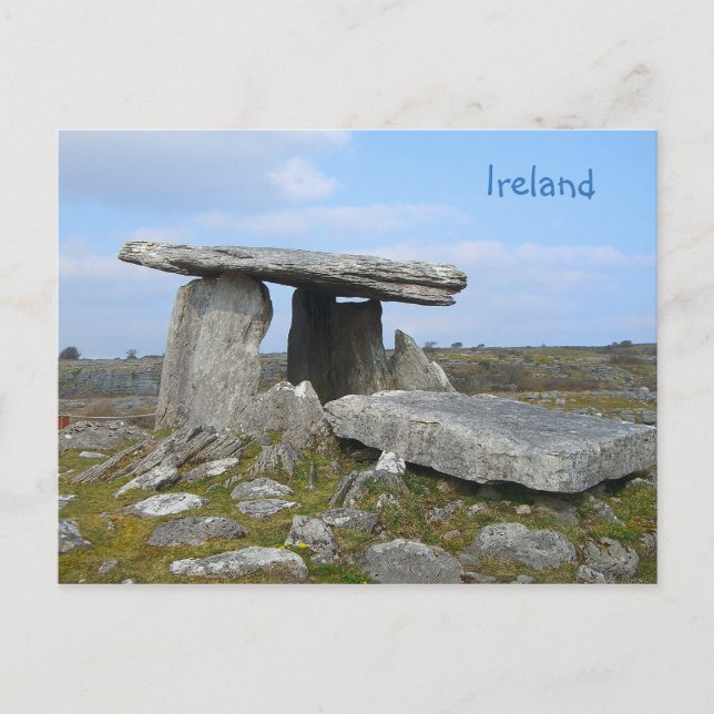 Carte Postale Relique de pierre d'Irlande (Devant)