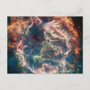 Carte Postale Rémanent de supernova Cassiopeia A.