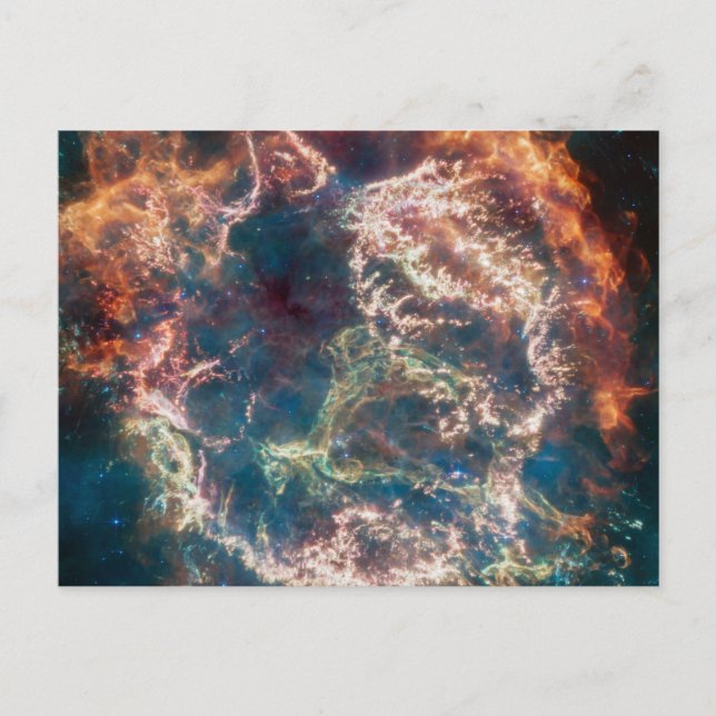 Carte Postale Rémanent de supernova Cassiopeia A. (Devant)