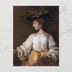 Carte Postale Rembrandt Flora