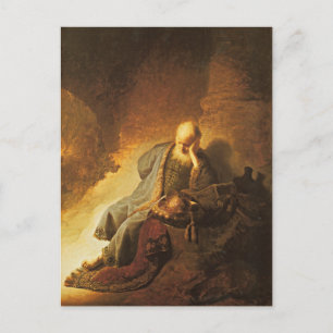 Carte Postale Rembrandt - Jeremiah Lamenting Destruction...