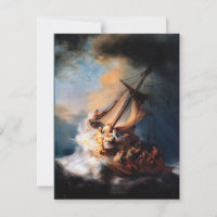 Rembrandt - La tempête de la mer de Galilée