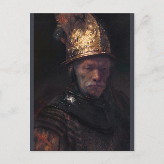 Carte Postale Rembrandt Man avec le casque d'or CC0736 (Devant)