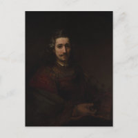 Rembrandt Man avec un verre grossissant