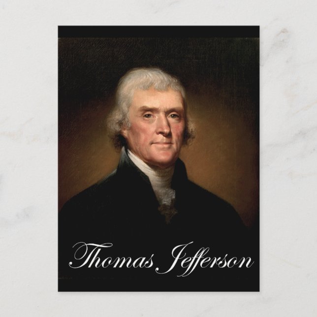 Carte Postale Rembrandt_Peale-Thomas_Jefferson 1 (Devant)