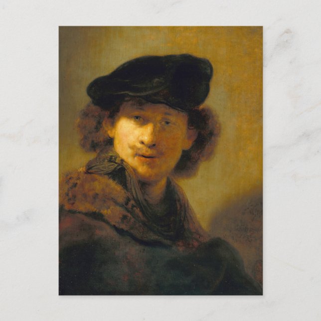 Carte Postale Rembrandt Self Portrait 2 (Devant)