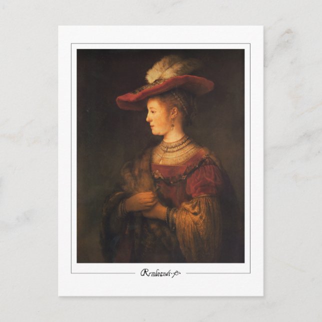 Carte Postale Rembrandt van Rijn #27 - Art fin (Devant)