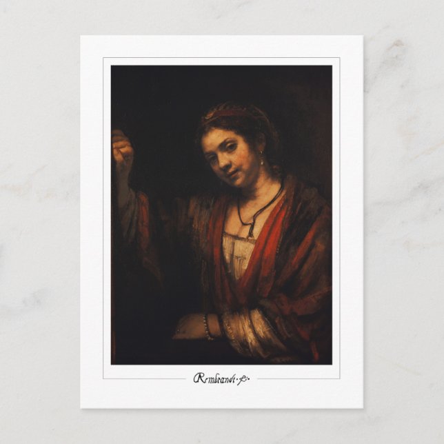 Carte Postale Rembrandt van Rijn #329 - Beaux Arts (Devant)