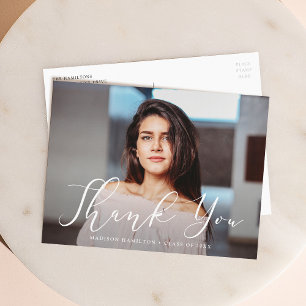 Carte Postale Remerciement de diplôme photo scénario mémorable