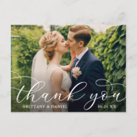Remerciement de photo de couple de calligraphie mo