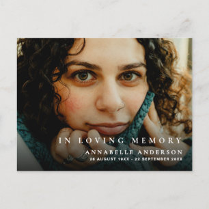 Carte Postale Remerciement de sympathie pour des funérailles Élé