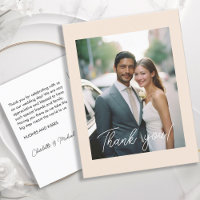 Remerciement manuscrit pour un mariage 1 Photo