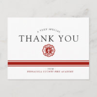 Remerciement personnalisé de l'Académie de secours