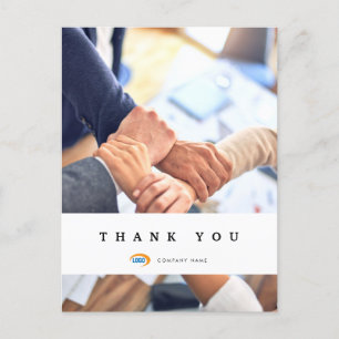 Carte Postale Remerciement personnalisé pour entreprise