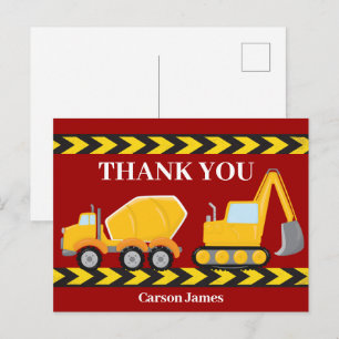 Carte Postale Remerciement pour une fête d'anniversaire des enfa