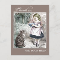 Remerciement Vintage pour votre aide