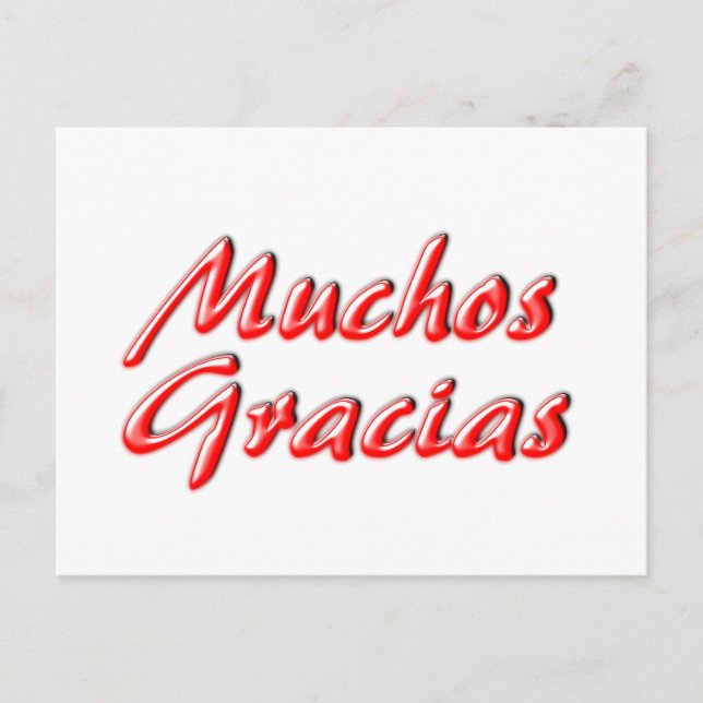 Carte Postale Remerciements (Devant)