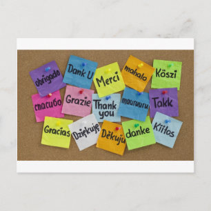 Carte Postale Remerciements