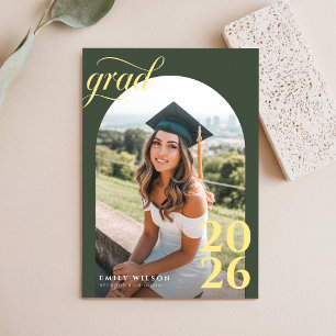 Carte Postale Remerciements de fin d'études avec photo en écritu